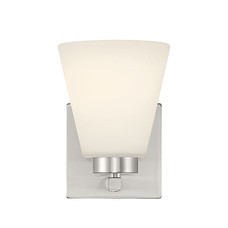 Applique murale 1 lumière 6,75 po Strayhan, Nickel