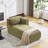 Indoor Compression Chaise Lounge Chair With Armrest, Modern Upholstered Boneless Sofa With Soft Pillows And Deep Seat, For Bedroom, Living Room-1502438138