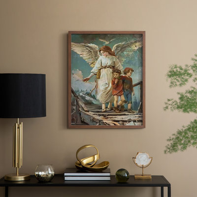 Religious Series CDLIV, reproduction encadrée - bois massif