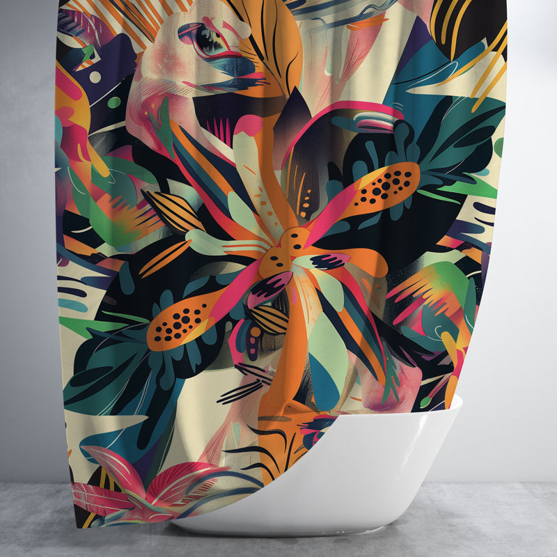 Rideau de douche Penelope Mikha, H 74 po x l 71 po