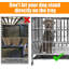 Cage pour chien en acier inoxydable Fasano-917875274
