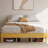 Multi-sized Wooden Platform Bed Frame with Sturdy Slat Support-1063669418-1063669415