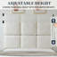 Tête de lit tapissier moderne Modern, grand, lin crème-1136044848-1136044850