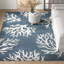 Tapis blanc / bleu Boca-465979490