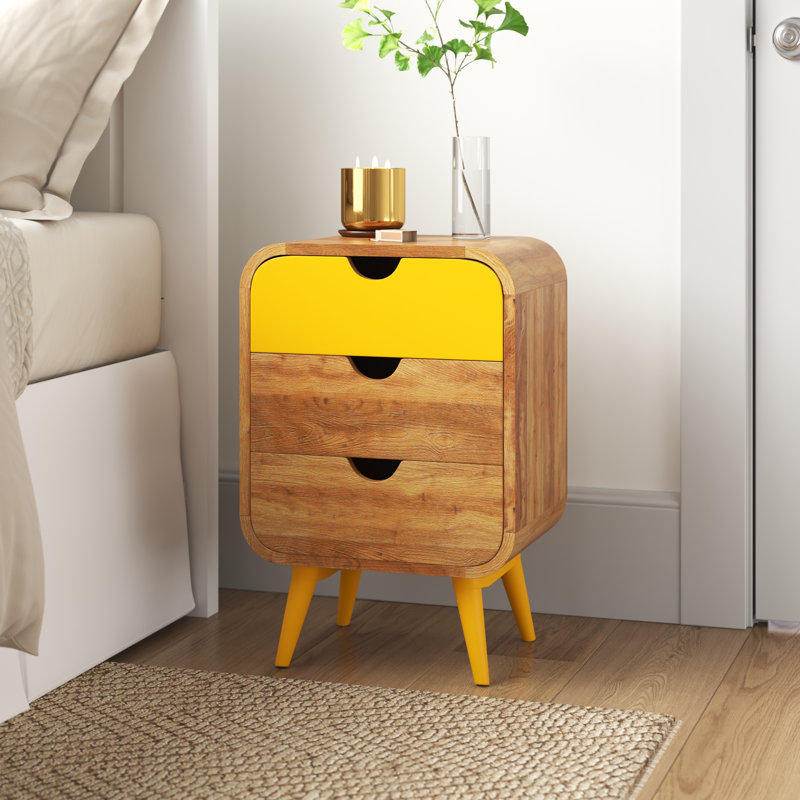 Delainy 3 Drawer Nightstand