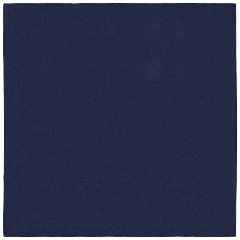 Garland Rug Town Area Rug Navy, Square 12' x 12'