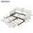 Beige Expandable Upholstered Twin Xl To King Daybed With Pull - Out Drawers, Ergonomic Support For Back And Arm, Soft Fabric Buttoned Drawer Surfaces, Comfortable
