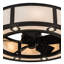 Smythe Craftsman Downrod Flush Mount Ceiling Fan
