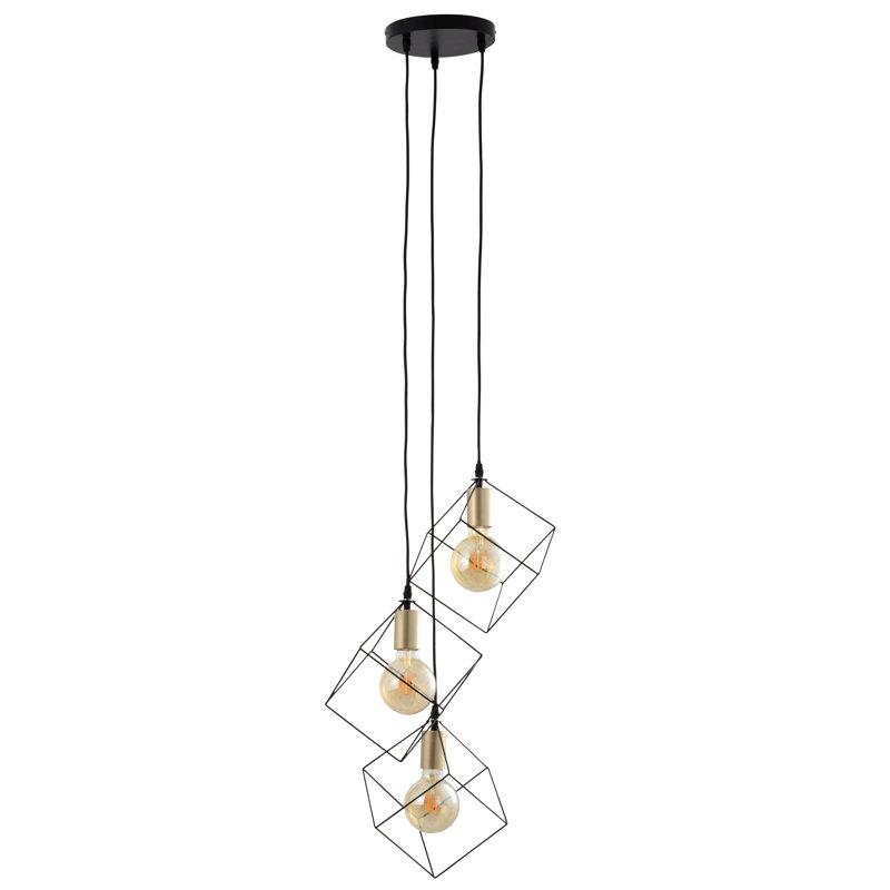 Ramon 1 - Light Black Cluster Pendant