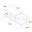 Luna Unfinished TV Stand for TVs up to 55"-1025609085