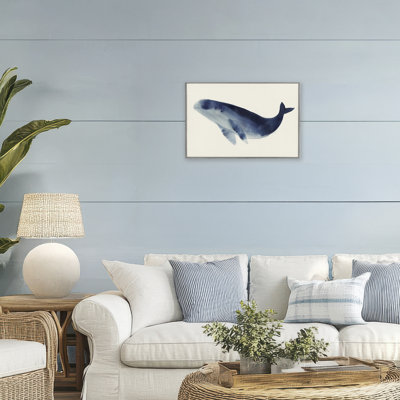 Baleine géante encadrée, giclée par Lily K.