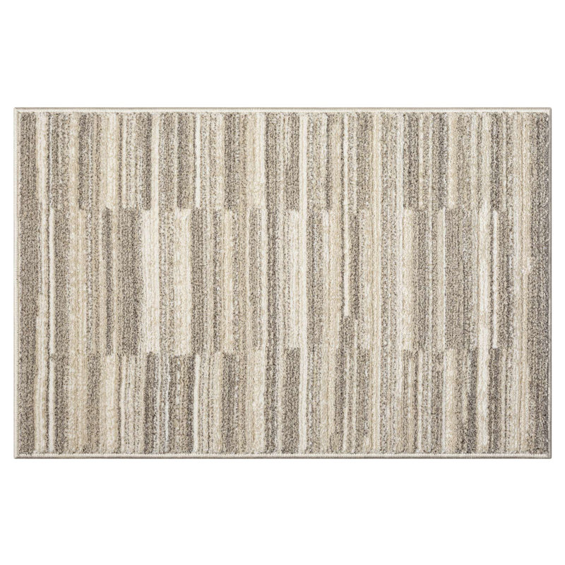 Laufey Stripes Area Rug, Rectangle 2' x 3'