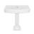 Aqua 32 in. W x 35 in. H Pedestal Sink, 4 in. Faucet Drilling-118375661