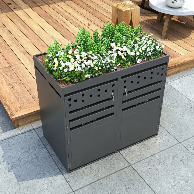 Metal Double Bin Store