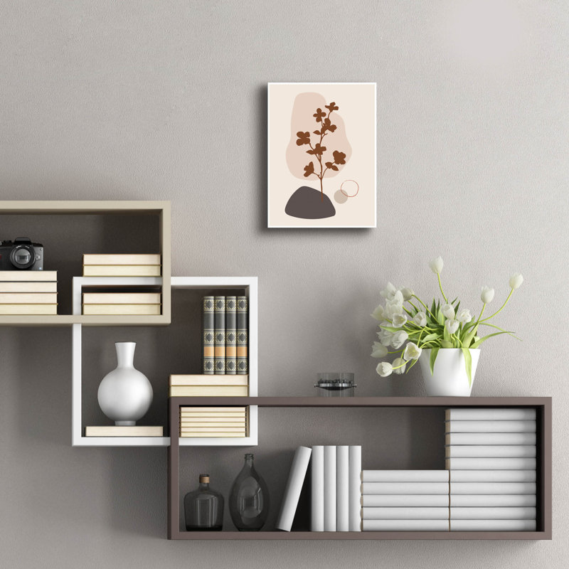 «Abstract Minimal Flourish Tree» par Sabrina Balbuena, H 16 po x l 12 po x P 0,13 po