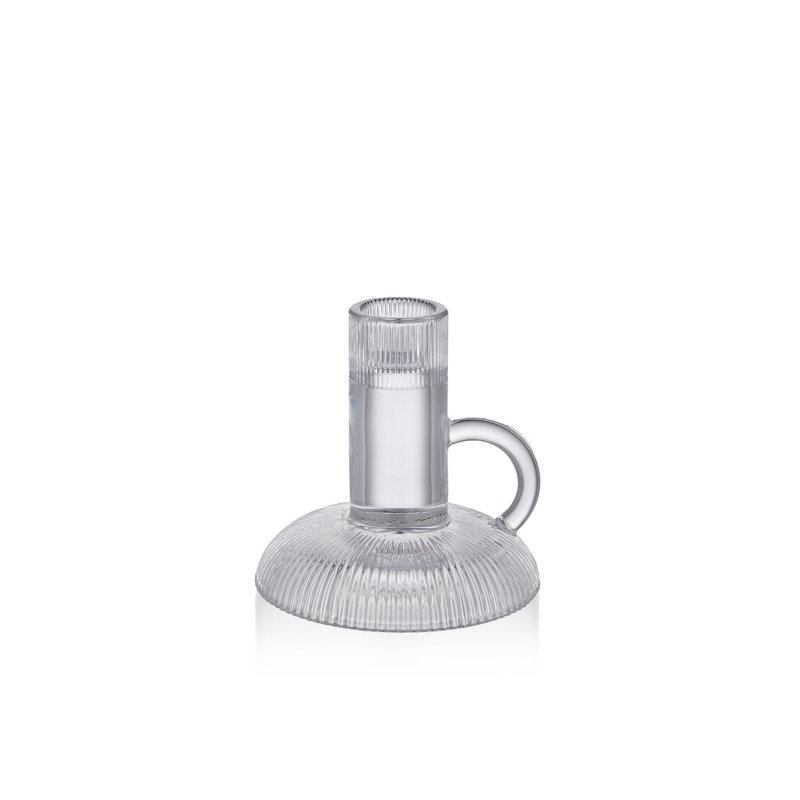 Glass Tabletop Candlestick