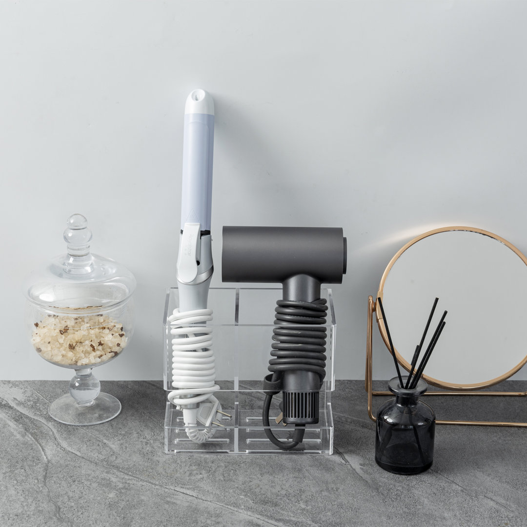 Wall Hair Styling Tools Makeup Organizer Rebrilliant