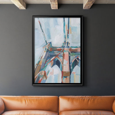«Big City Colors I», reproduction encadrée de qualité supérieure - prête à être accrochée