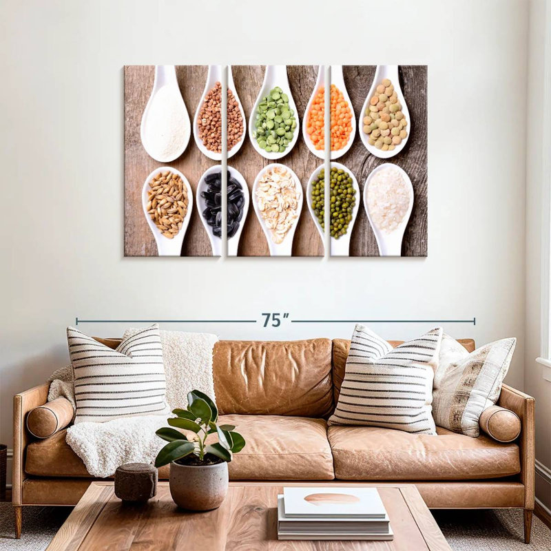 Yarlin Grains, 36" H x 57" W