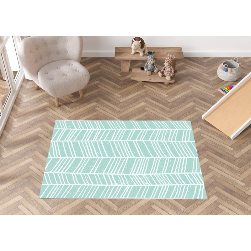 Napa Vinyl Machine Printed 100cm X 150cm Area Rug