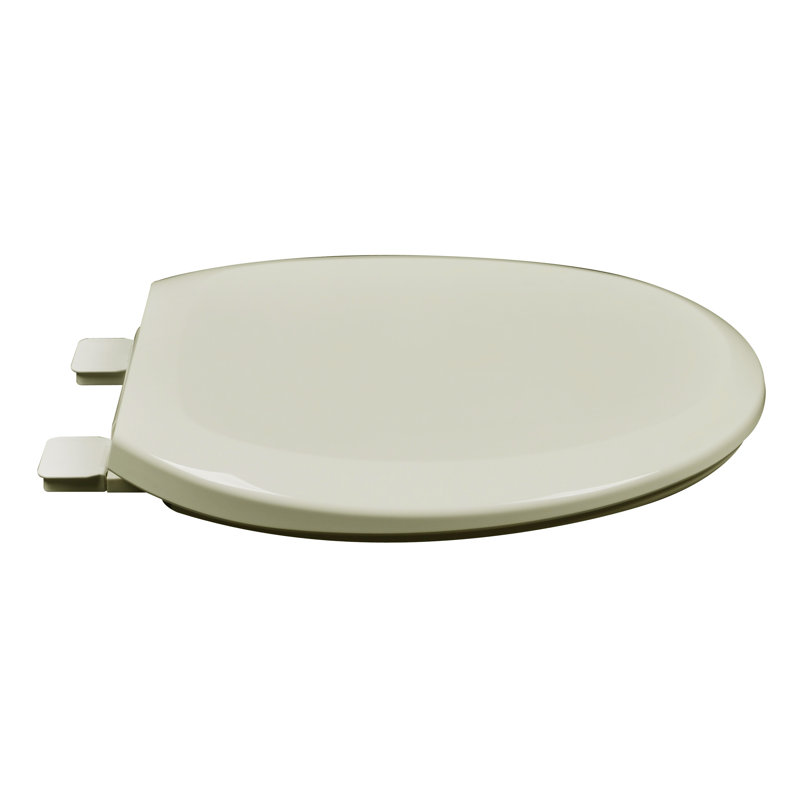 Siège de toilette rond, Lin / biscuit