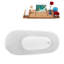 1600.2mm x 749.3mm Soaking Acrylic Bathtub-1523036279