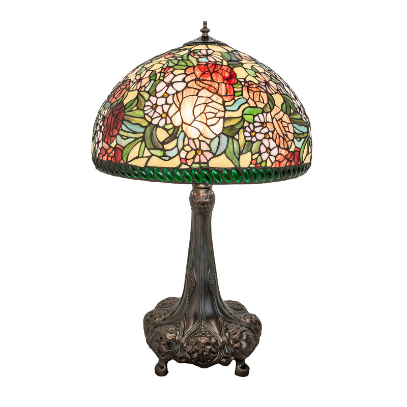 31" High Romance Rose Table Lamp
