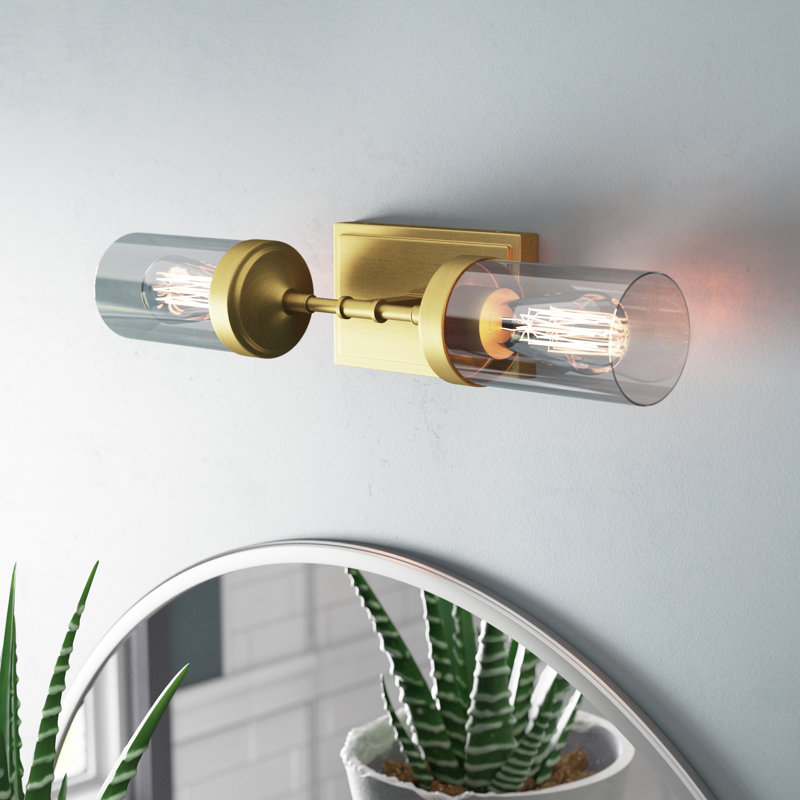 Grantham 2 - Light Dimmable Vanity Light, Foundry Brass