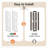 Bifold Door White 6 Shape Design Solid + Manufactured Wood Unfinished Folding Interior Doors With Hardware Kit-116144585