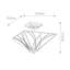 Rockton Glass Semi Flush Mount