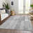 Machine Washable Indoor/Outdoor Xhevrie Gray Rug-461569752