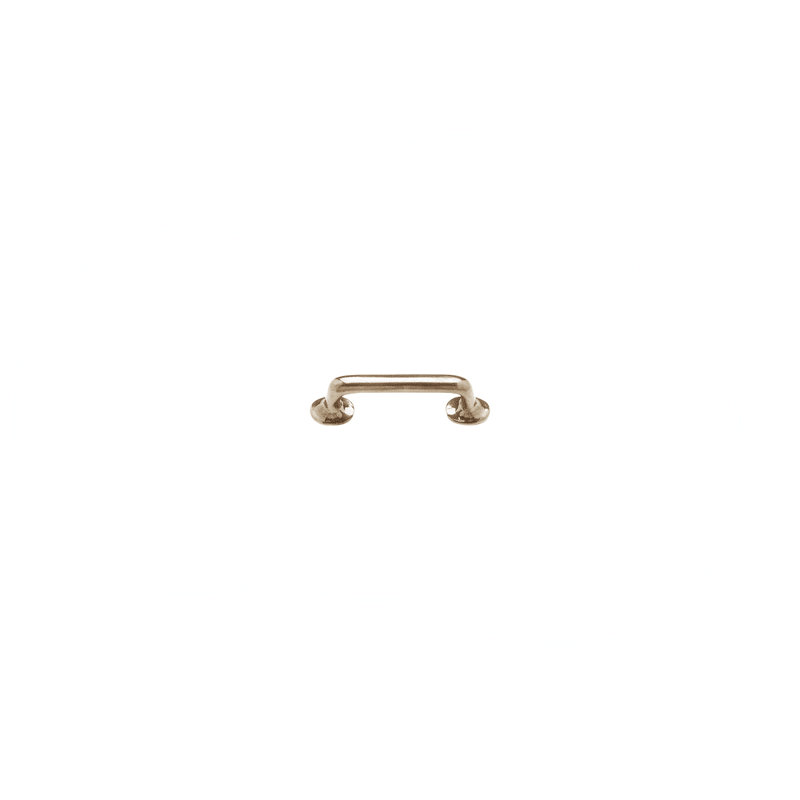 Sash Bar / Handle Pull, White Bronze Light, 3"