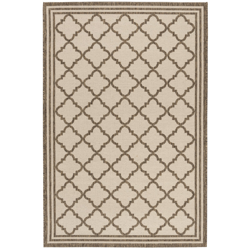 Adler Performance Geometric Indoor/Outdoor Area Rug, Rectangle 3' x 5'
