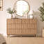 Commode Mid-Century cannelée pour chambre à coucher-1491212632
