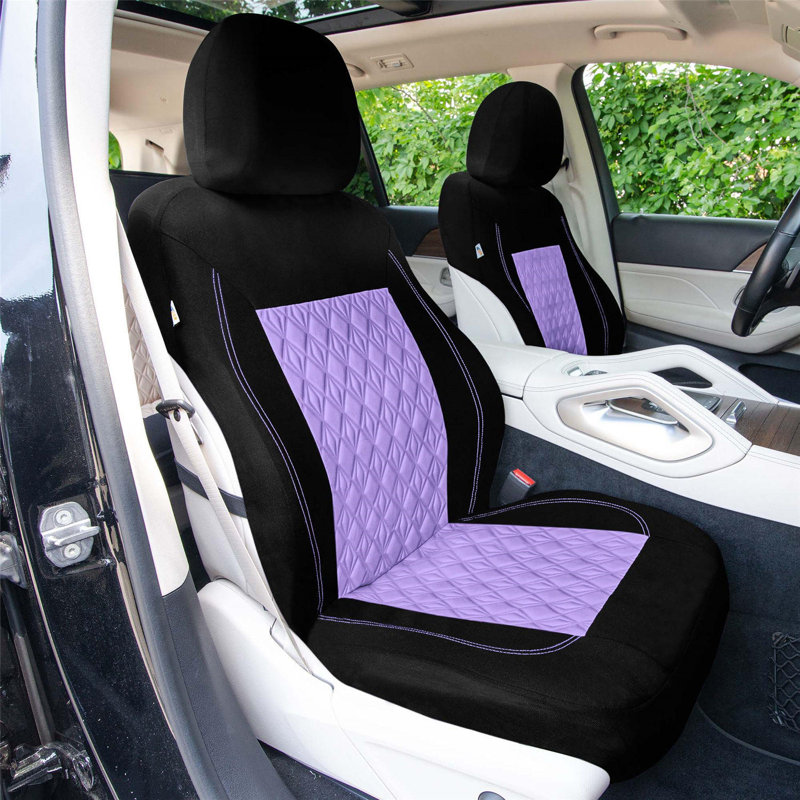 Ensemble complet de housses pour siège de voiture, Mauve