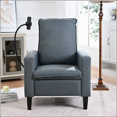 Latitude Run® Comfortable Adjustable Recliner Chair For Relaxation, Ideal For Home Spaces And Enhanced Comfort