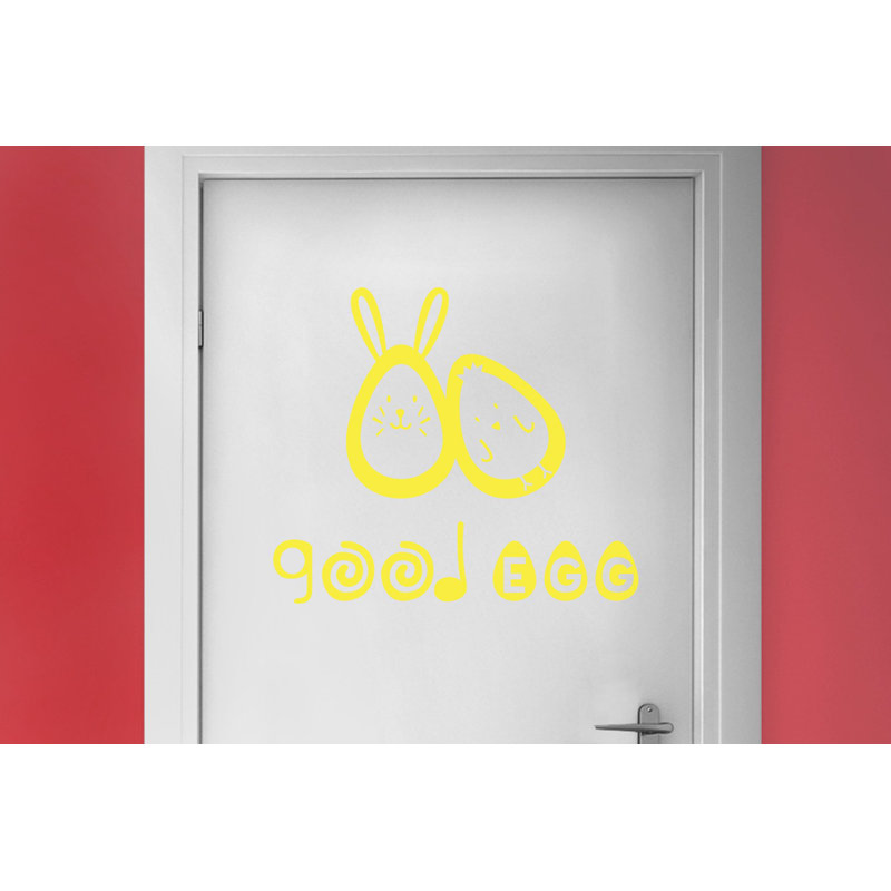 Animals Wall Decal, Bright Yellow