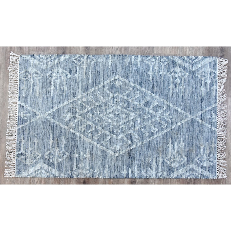 Osmond Ikat Indoor Rug, Rectangle 5' x 8'