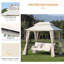 3 Person Porch Swing with Canopy