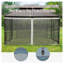 Filet de remplacement en grillage de 10 pi x 13 pi avec panneaux à fermeture à glissière pour pavillon de jardin Outsunny