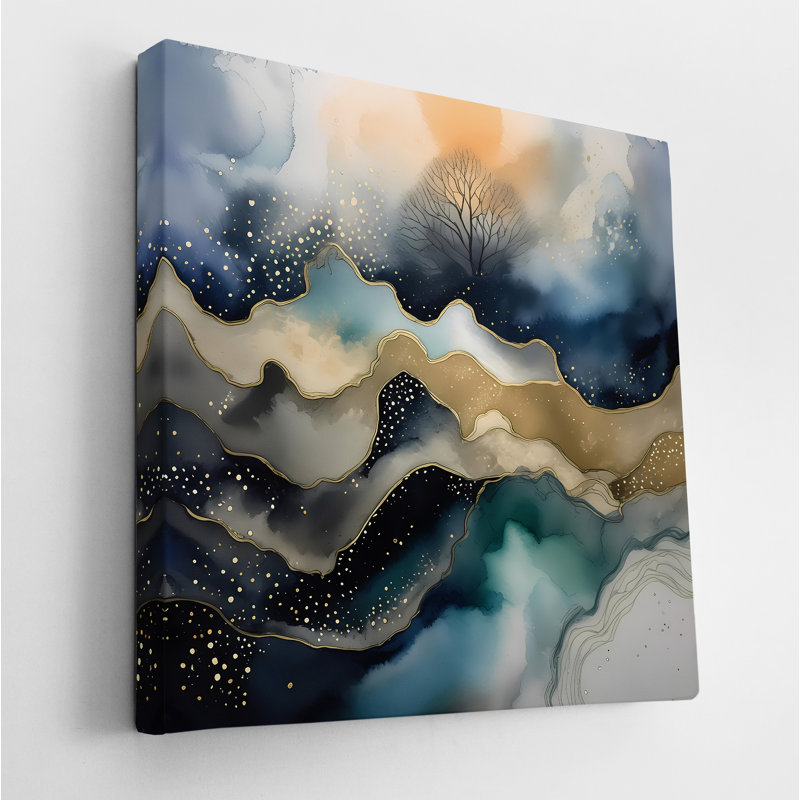 Mountain's Breath, 36" H x 36" W