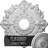 Endurathane Raymond Ceiling Medallion, 18"OD x 1 1/4"P (Fits Canopies up to 5 3/8"), Hand-Painted Ultra Pure White Finish-28576135
