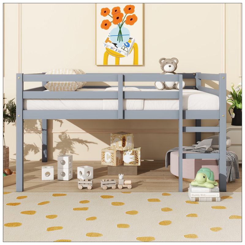 Lit pour chambre à coucher, gris