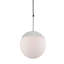 Luminaire suspendu sphérique en verre 1 lumière à une lumière de 10 pouces de large Guerrera