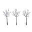 14In. Pre-Lit Artificial Halloween Black Twig Branches With 45 Orange LED Lights And Integrated Ground Stake - Set Of 3