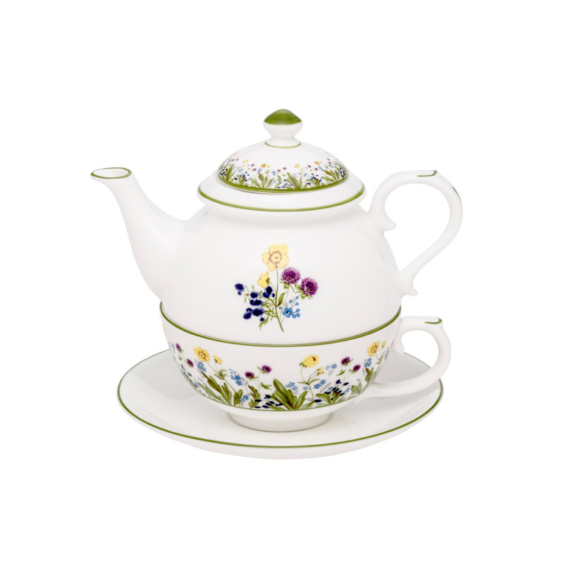 Wildflower Meadow China Teapot Set