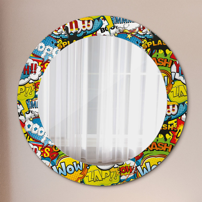 Huldar Glass Flat Wall Mirror