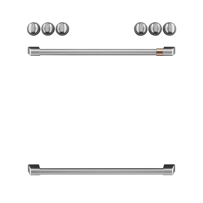Front Control Electric Range Handle Kit, Brushed Stainless