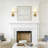 2-light Modern Wall Sconces With Frosted Milk Glass Shade