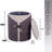 Two-Toned Upholstered Ottoman, With Storage Function Or Vanity Stool